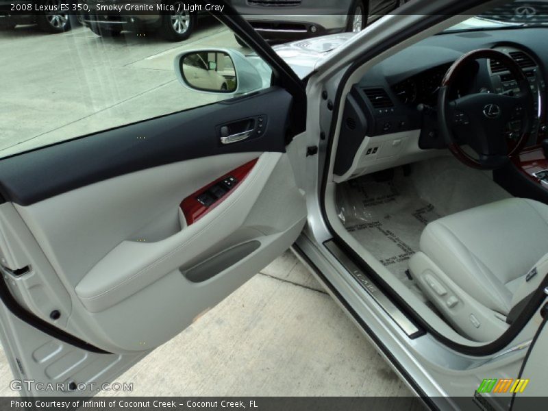 Smoky Granite Mica / Light Gray 2008 Lexus ES 350