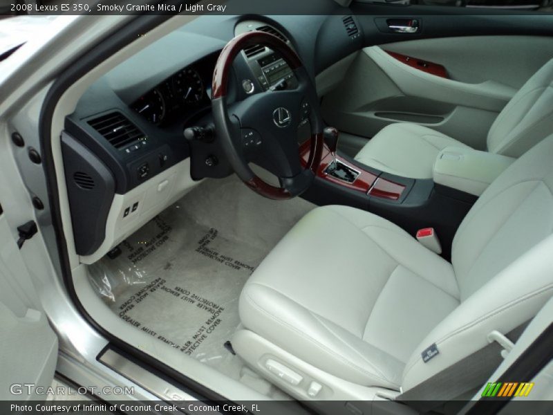 Smoky Granite Mica / Light Gray 2008 Lexus ES 350