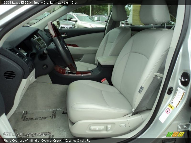Smoky Granite Mica / Light Gray 2008 Lexus ES 350