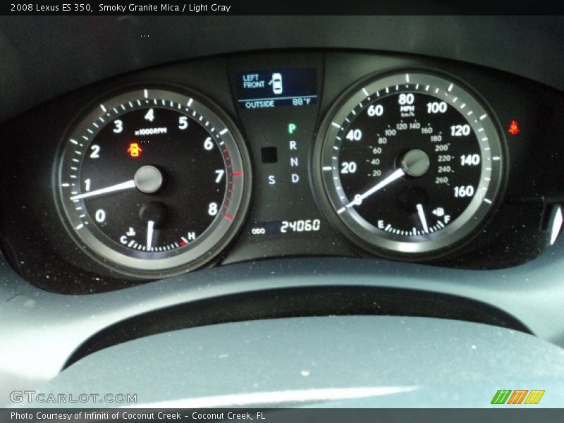 Smoky Granite Mica / Light Gray 2008 Lexus ES 350