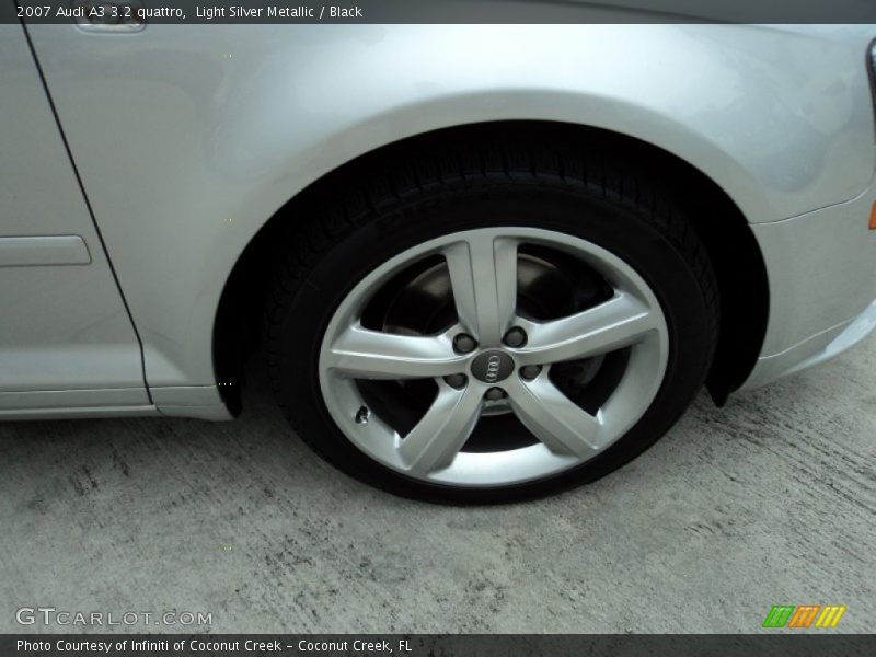 Light Silver Metallic / Black 2007 Audi A3 3.2 quattro