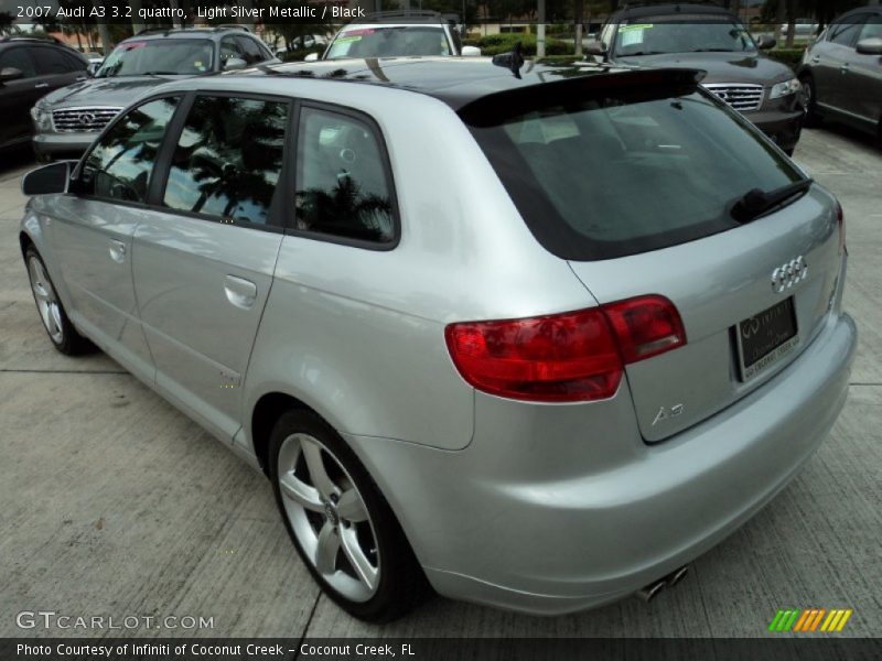 Light Silver Metallic / Black 2007 Audi A3 3.2 quattro