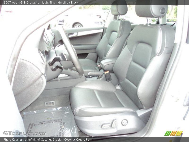Light Silver Metallic / Black 2007 Audi A3 3.2 quattro