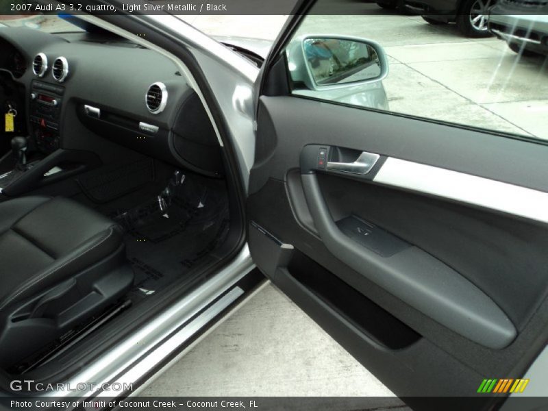 Light Silver Metallic / Black 2007 Audi A3 3.2 quattro