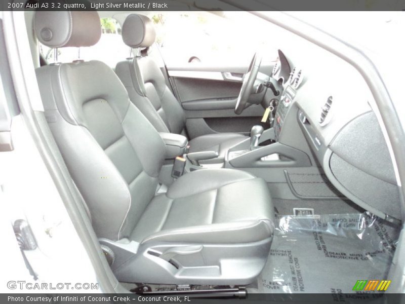 Light Silver Metallic / Black 2007 Audi A3 3.2 quattro