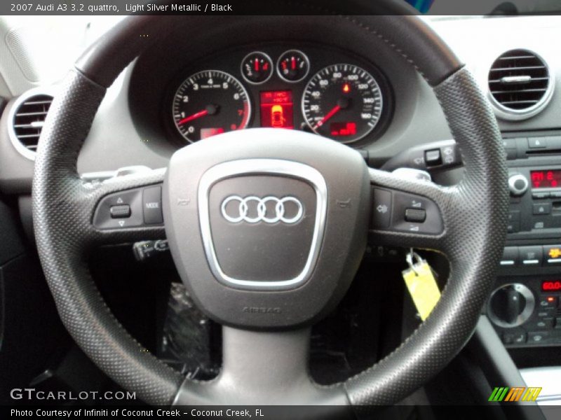Light Silver Metallic / Black 2007 Audi A3 3.2 quattro