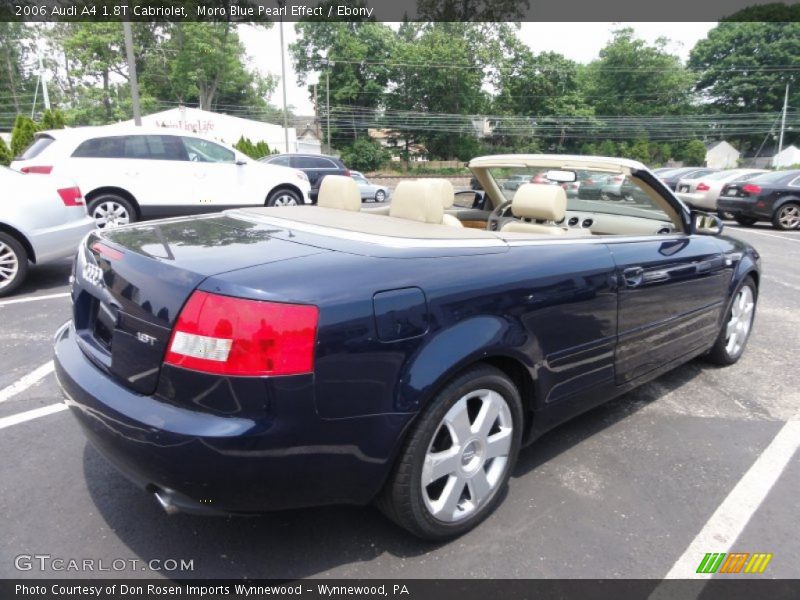 Moro Blue Pearl Effect / Ebony 2006 Audi A4 1.8T Cabriolet