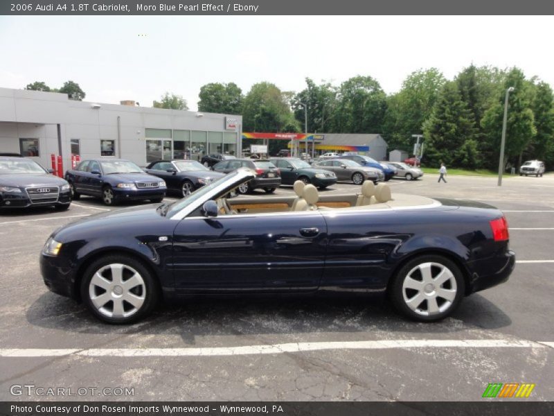 Moro Blue Pearl Effect / Ebony 2006 Audi A4 1.8T Cabriolet