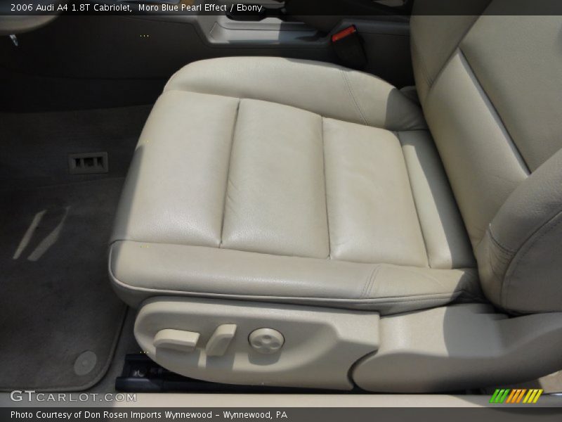 Moro Blue Pearl Effect / Ebony 2006 Audi A4 1.8T Cabriolet