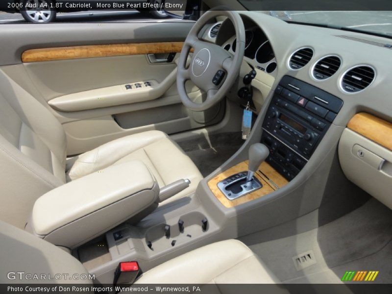 Moro Blue Pearl Effect / Ebony 2006 Audi A4 1.8T Cabriolet