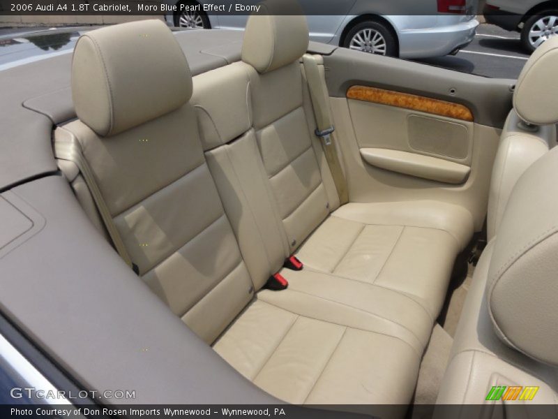Moro Blue Pearl Effect / Ebony 2006 Audi A4 1.8T Cabriolet