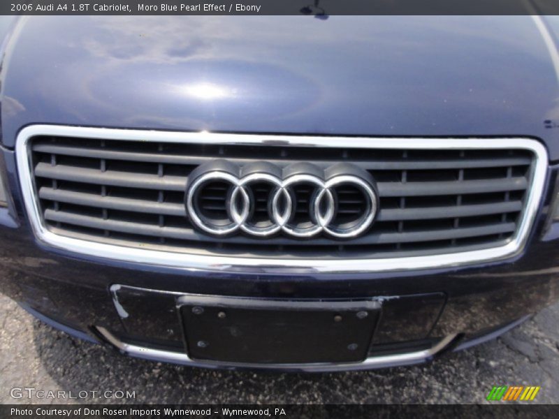 Moro Blue Pearl Effect / Ebony 2006 Audi A4 1.8T Cabriolet