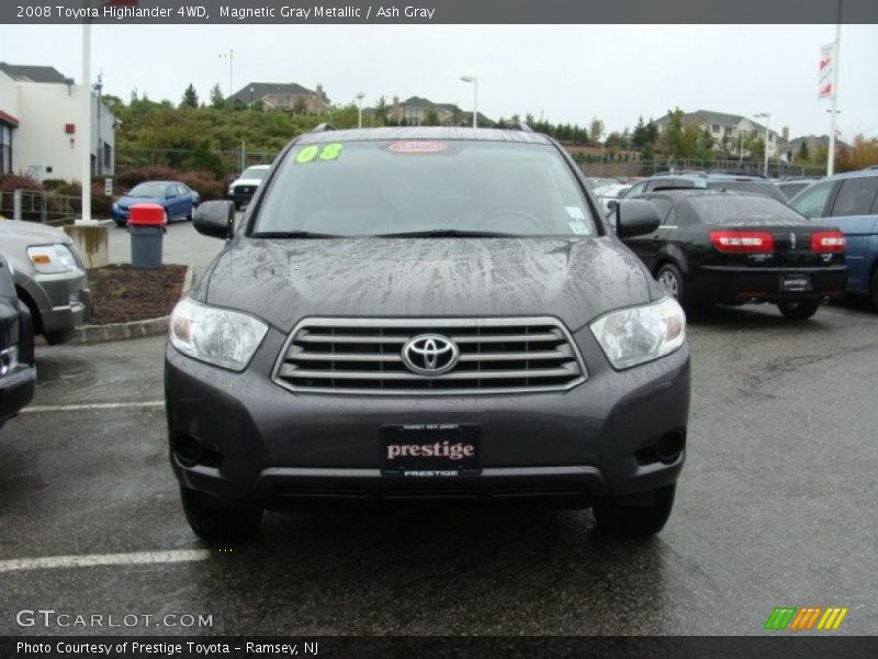 Magnetic Gray Metallic / Ash Gray 2008 Toyota Highlander 4WD