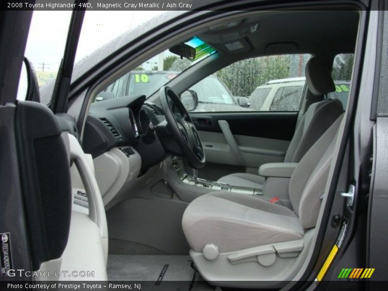 Magnetic Gray Metallic / Ash Gray 2008 Toyota Highlander 4WD