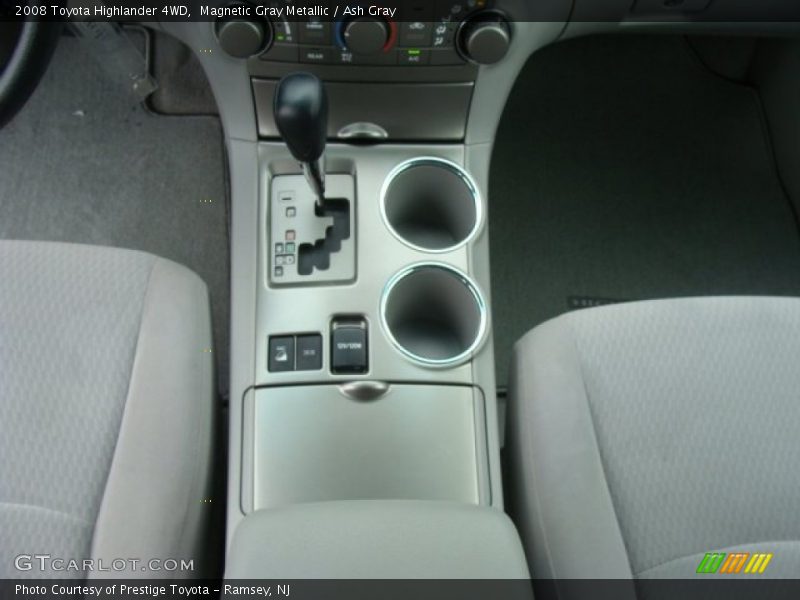 Magnetic Gray Metallic / Ash Gray 2008 Toyota Highlander 4WD