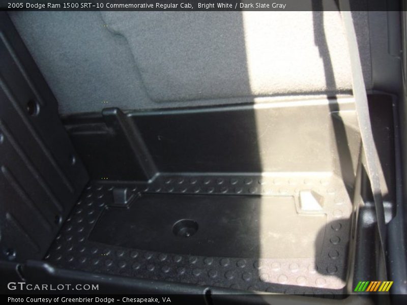 Bright White / Dark Slate Gray 2005 Dodge Ram 1500 SRT-10 Commemorative Regular Cab