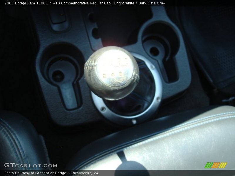 2005 Ram 1500 SRT-10 Commemorative Regular Cab 6 Speed Manual Shifter