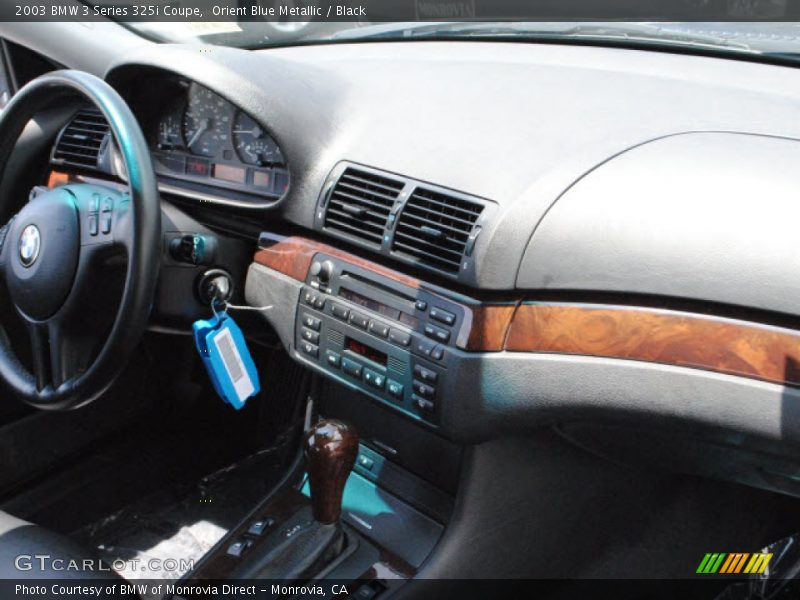 Orient Blue Metallic / Black 2003 BMW 3 Series 325i Coupe