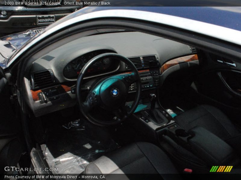 Orient Blue Metallic / Black 2003 BMW 3 Series 325i Coupe