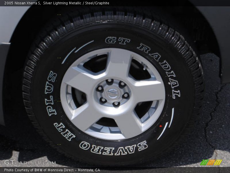 Silver Lightning Metallic / Steel/Graphite 2005 Nissan Xterra S