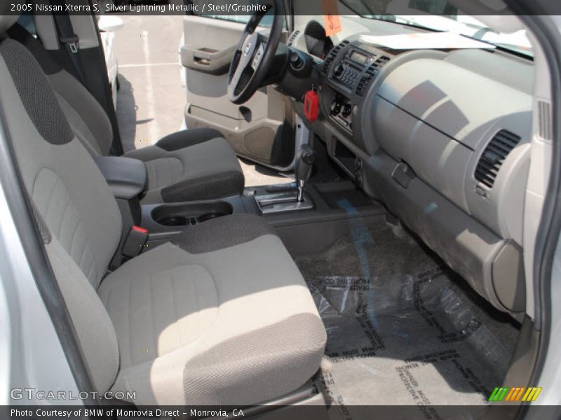 Silver Lightning Metallic / Steel/Graphite 2005 Nissan Xterra S
