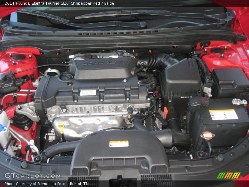  2011 Elantra Touring GLS Engine - 2.0 Liter DOHC 16-Valve CVVT 4 Cylinder