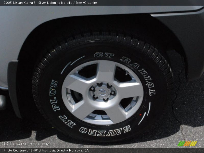 Silver Lightning Metallic / Steel/Graphite 2005 Nissan Xterra S