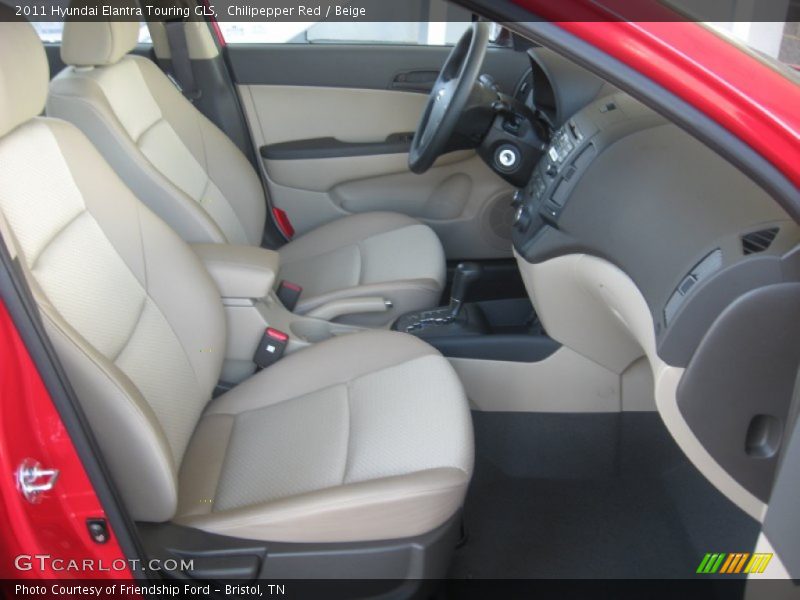  2011 Elantra Touring GLS Beige Interior