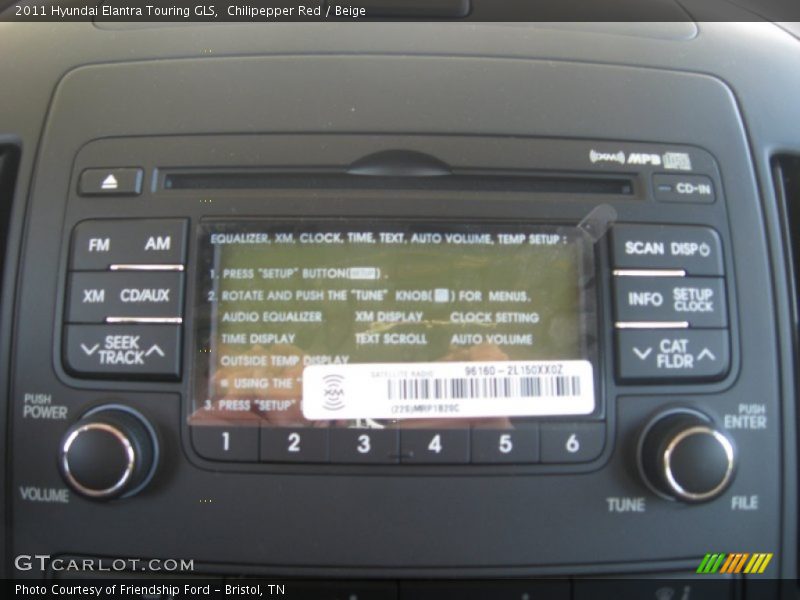 Chilipepper Red / Beige 2011 Hyundai Elantra Touring GLS