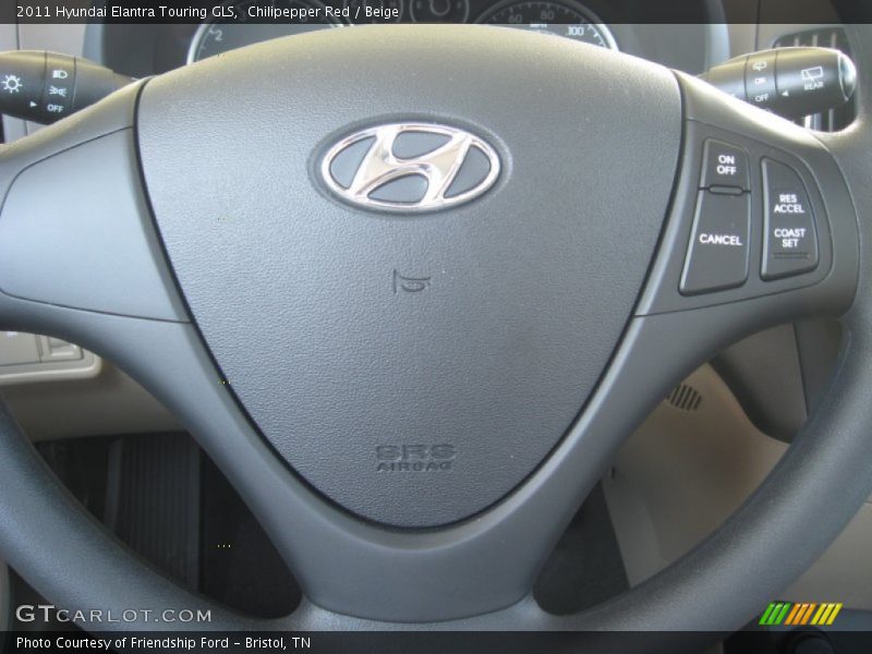 Chilipepper Red / Beige 2011 Hyundai Elantra Touring GLS