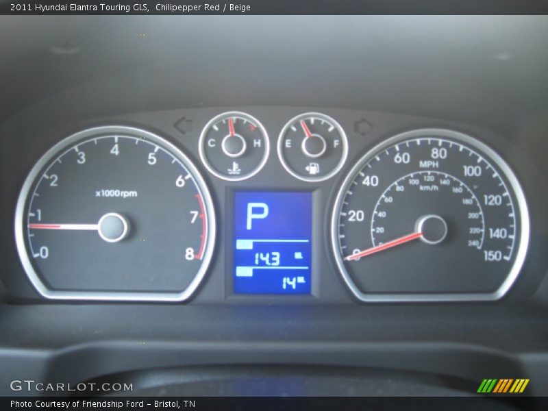  2011 Elantra Touring GLS Touring GLS Gauges
