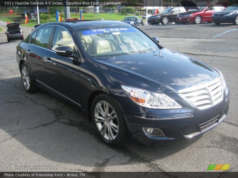 2011 Genesis 4.6 Sedan Sapphire Blue Pearl