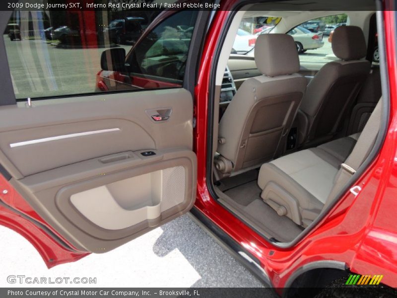 Inferno Red Crystal Pearl / Pastel Pebble Beige 2009 Dodge Journey SXT