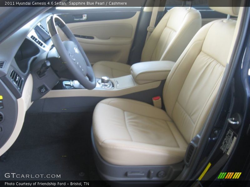  2011 Genesis 4.6 Sedan Cashmere Interior