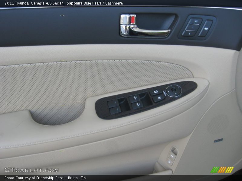 Sapphire Blue Pearl / Cashmere 2011 Hyundai Genesis 4.6 Sedan