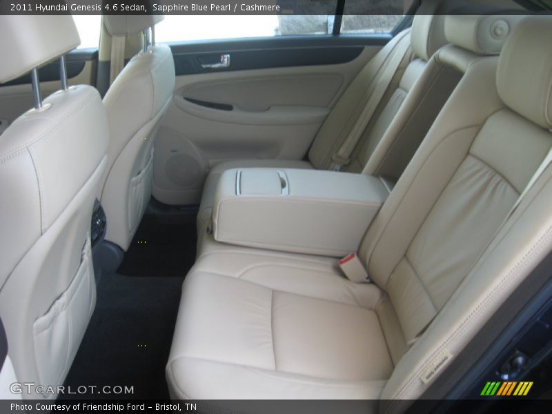 Sapphire Blue Pearl / Cashmere 2011 Hyundai Genesis 4.6 Sedan
