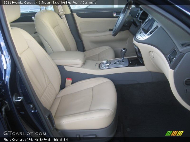 Sapphire Blue Pearl / Cashmere 2011 Hyundai Genesis 4.6 Sedan