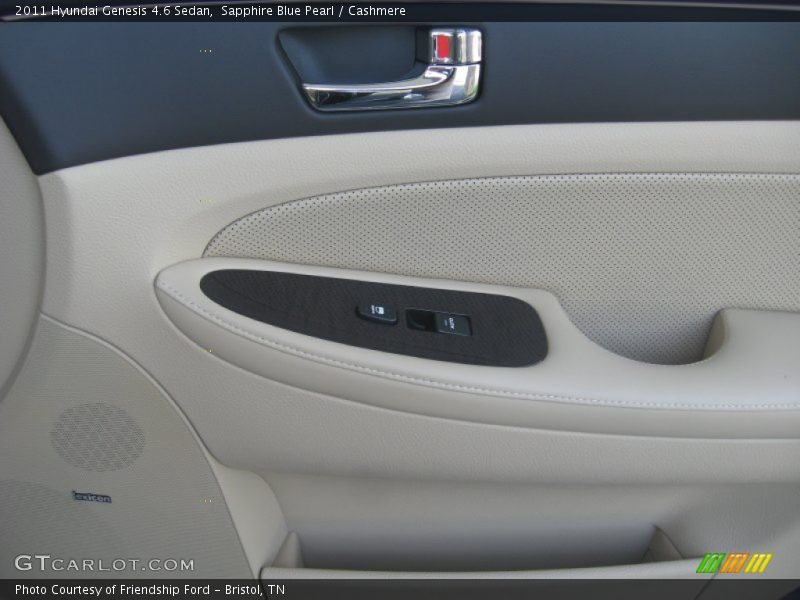 Sapphire Blue Pearl / Cashmere 2011 Hyundai Genesis 4.6 Sedan
