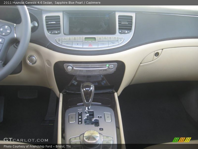 Sapphire Blue Pearl / Cashmere 2011 Hyundai Genesis 4.6 Sedan