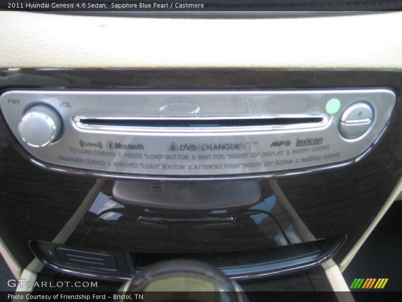 Sapphire Blue Pearl / Cashmere 2011 Hyundai Genesis 4.6 Sedan