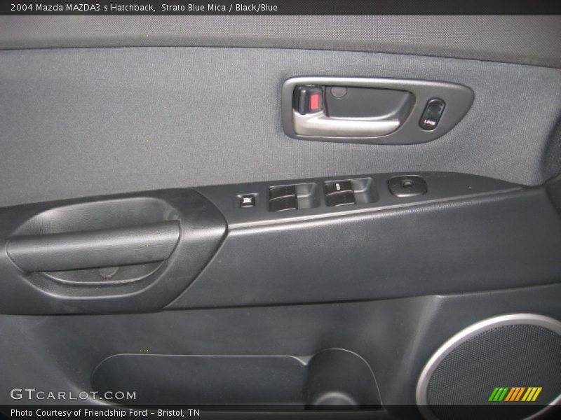 Strato Blue Mica / Black/Blue 2004 Mazda MAZDA3 s Hatchback