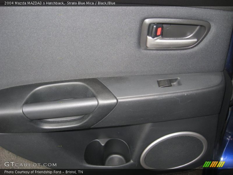 Strato Blue Mica / Black/Blue 2004 Mazda MAZDA3 s Hatchback