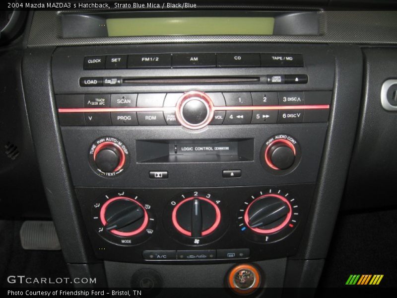Controls of 2004 MAZDA3 s Hatchback
