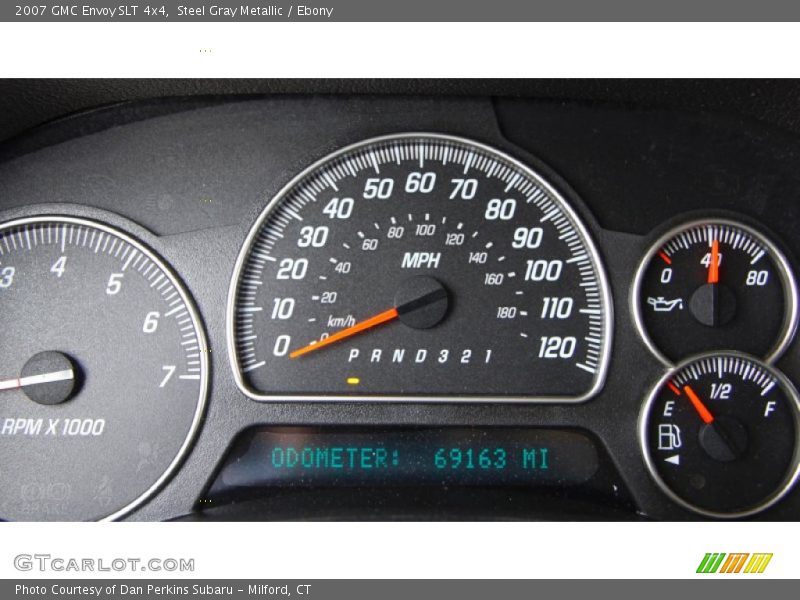 Steel Gray Metallic / Ebony 2007 GMC Envoy SLT 4x4