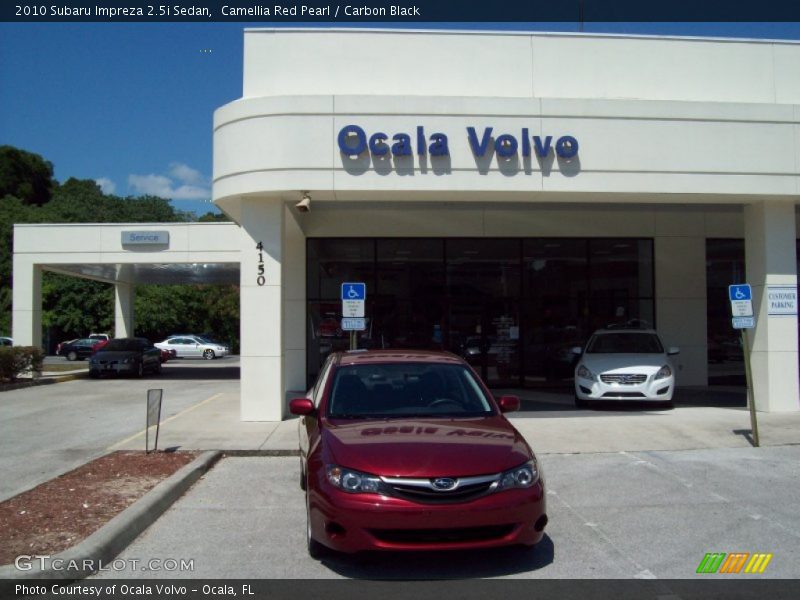 Camellia Red Pearl / Carbon Black 2010 Subaru Impreza 2.5i Sedan
