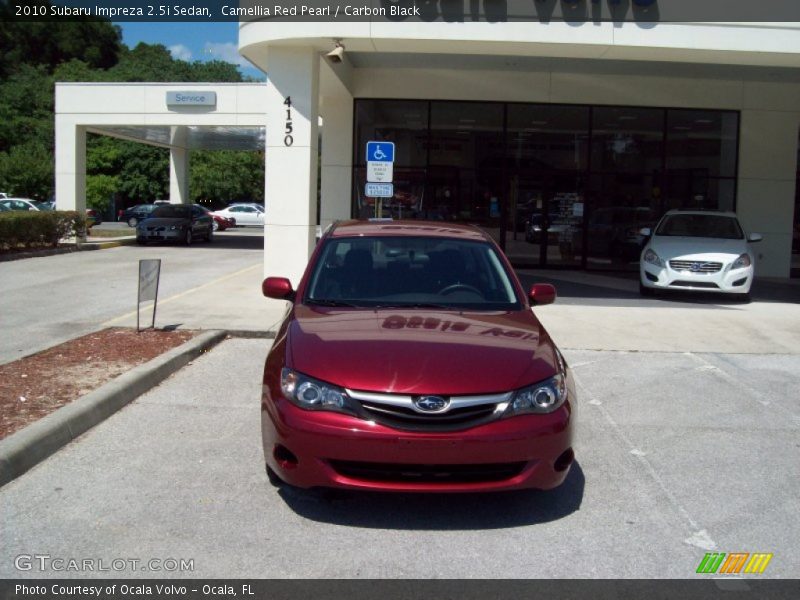 Camellia Red Pearl / Carbon Black 2010 Subaru Impreza 2.5i Sedan