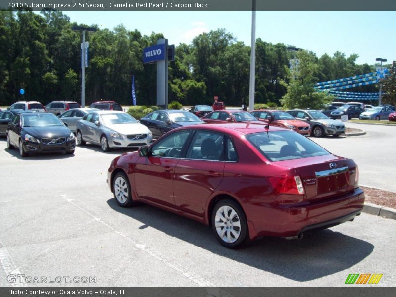 Camellia Red Pearl / Carbon Black 2010 Subaru Impreza 2.5i Sedan