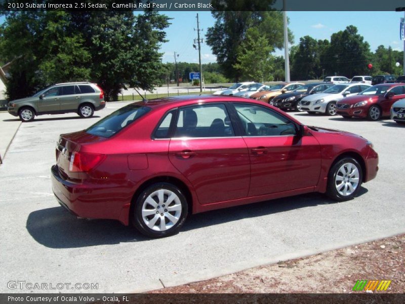 Camellia Red Pearl / Carbon Black 2010 Subaru Impreza 2.5i Sedan