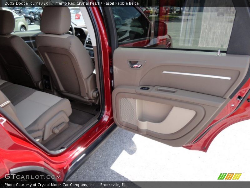 Inferno Red Crystal Pearl / Pastel Pebble Beige 2009 Dodge Journey SXT