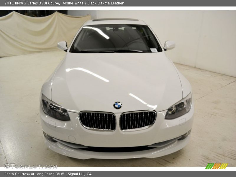 Alpine White / Black Dakota Leather 2011 BMW 3 Series 328i Coupe